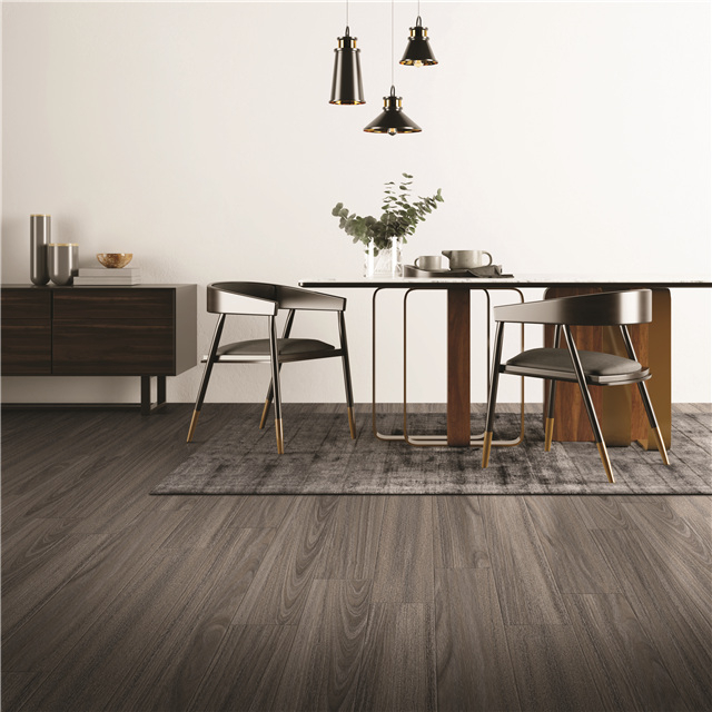 Hellgrauer Vinyl-Planken-Bodenbelag | MADERA | ECHO 06
